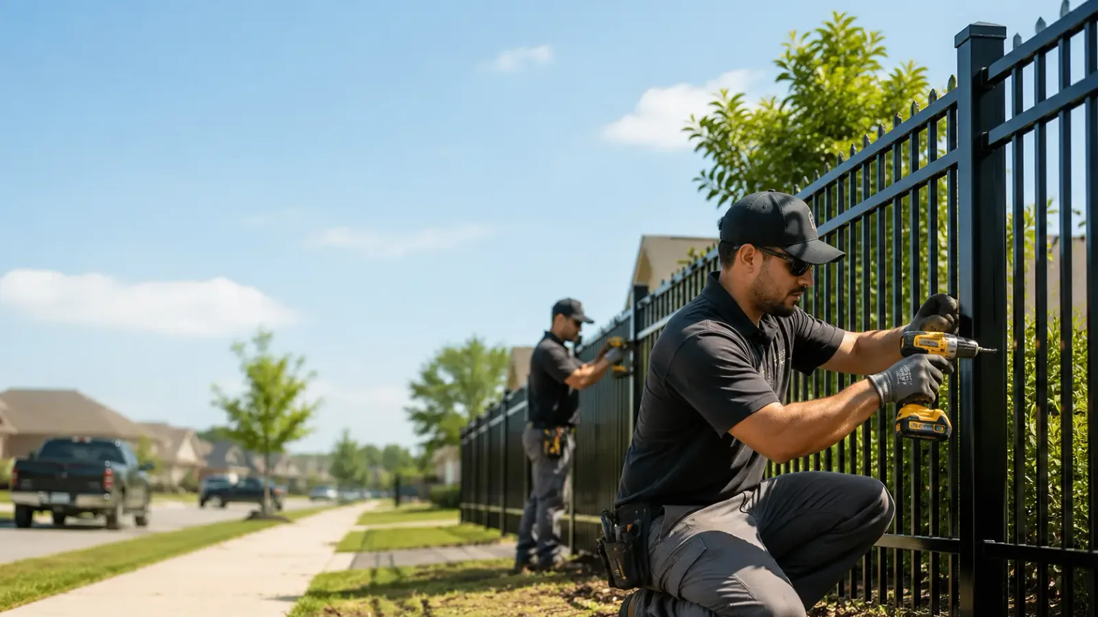 Metal Fence Installation in Fairview, PA